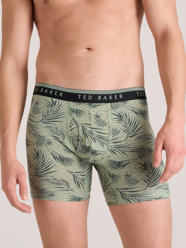 4 PK Cotton Stretch Boxer Brief | GREEN-COMBO