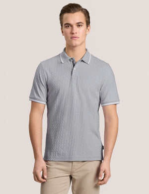 TEXTURE POLO | GREY