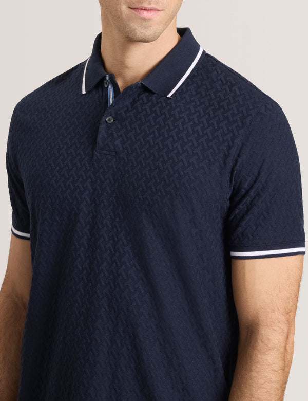 TEXTURE POLO | NAVY
