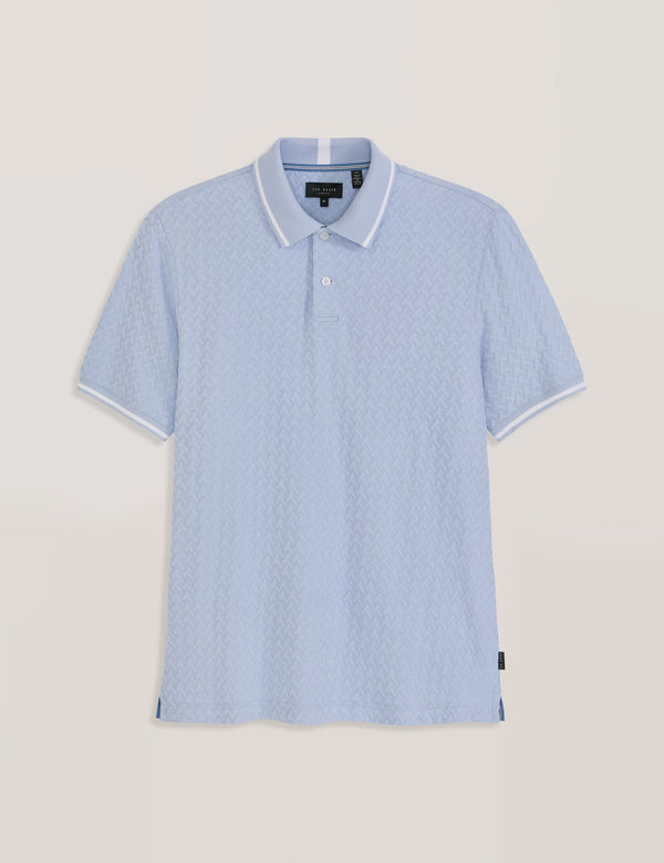 TEXTURE POLO | BLUE