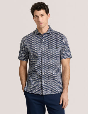 Printed Shirt | DARK NAVY