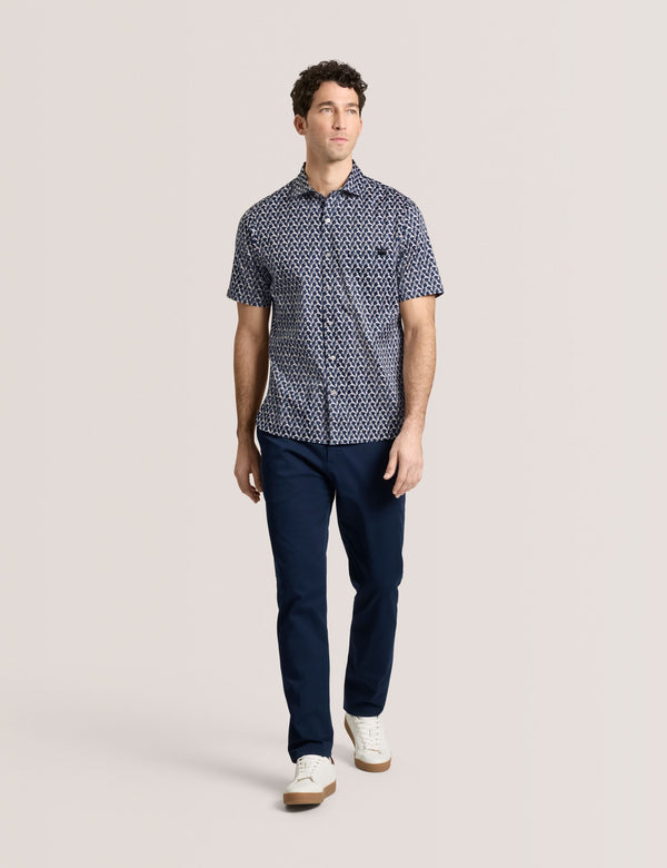 Printed Shirt | DARK NAVY