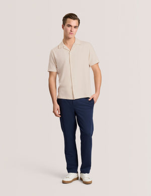 Textured Camp Shirt | IVORY