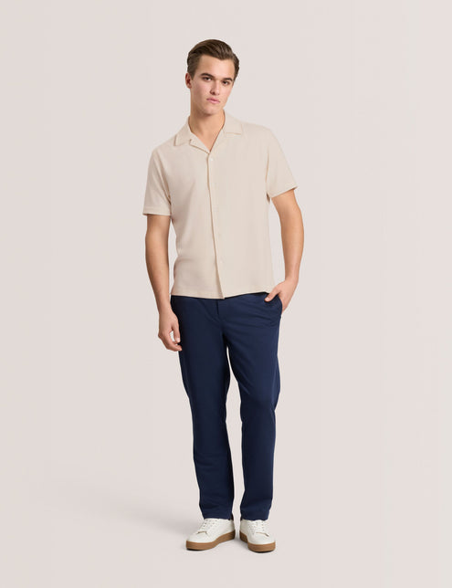 Textured Camp Shirt | IVORY