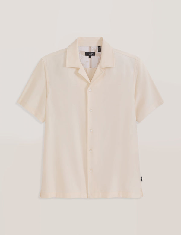 Textured Camp Shirt | IVORY