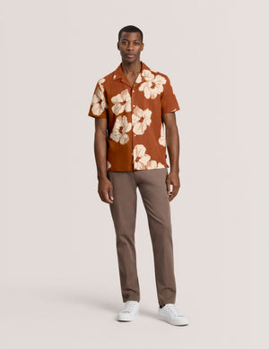 PRINTED SHIRT | BURNT ORANGE