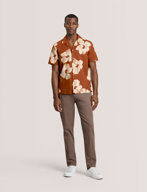 PRINTED SHIRT | BUR-ORANGE