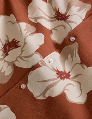 PRINTED SHIRT | BURNT ORANGE