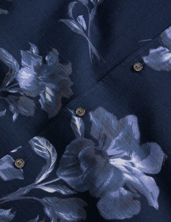 PRINTED SHIRT | NAVY