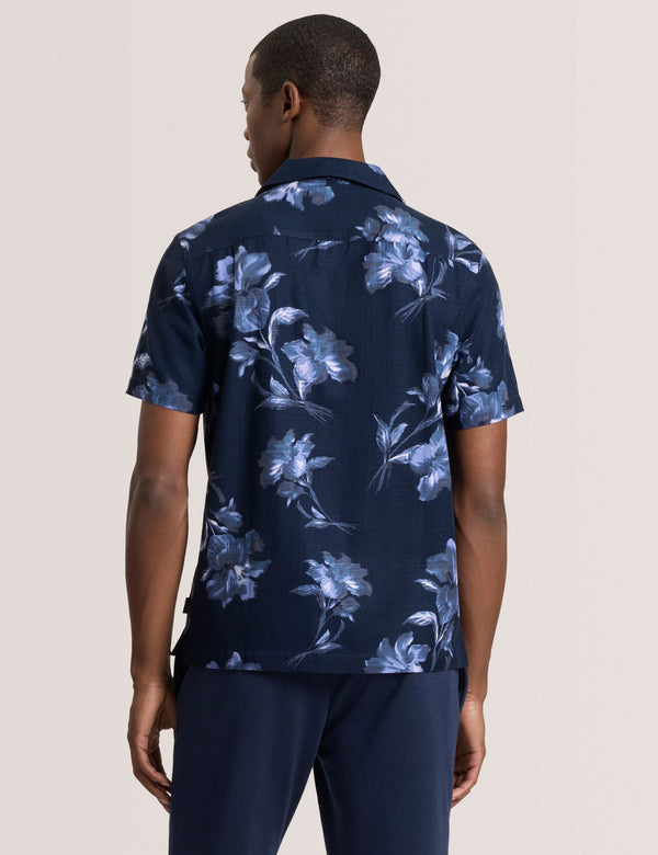 PRINTED SHIRT | NAVY