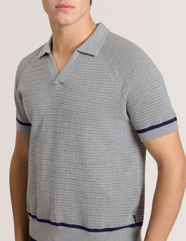 SWEATER POLO | GREY