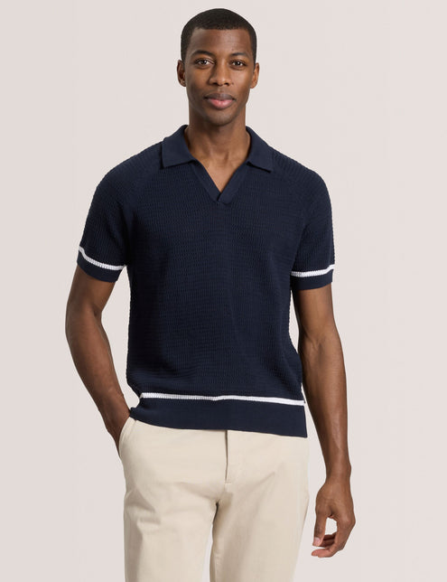 SWEATER POLO | NAVY