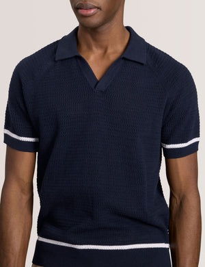 SWEATER POLO | NAVY