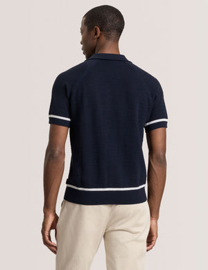 SWEATER POLO | NAVY