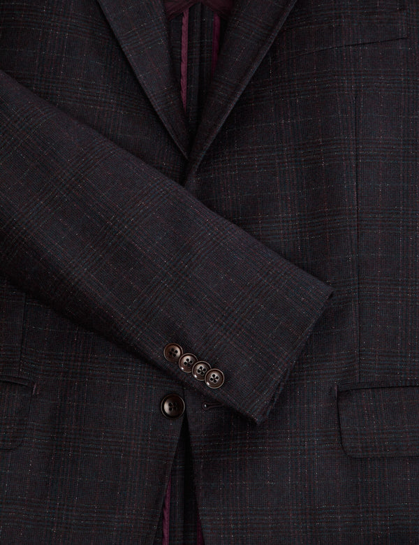 WINFRED | BURGUNDY-BLUE