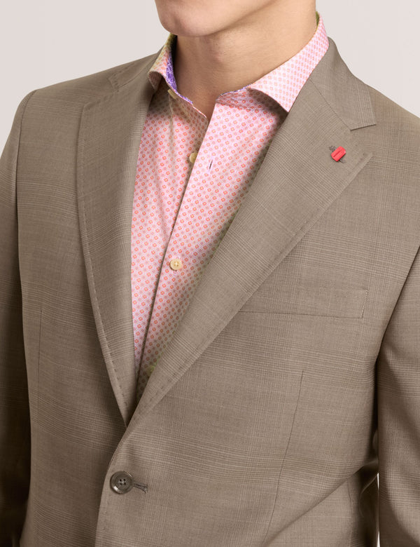 WRIGHT-CHECK | LIGHT BROWN